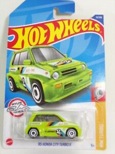 Hot Wheels ~ ‘85 Honda City Turbo II ~ Lime Green ~ HW Turbo 2/10 ~ 13/250