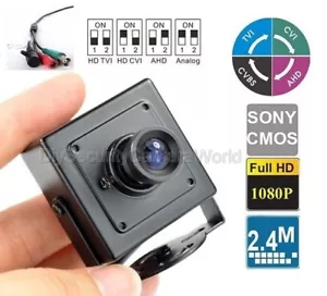HDCVI 1080P 2.4MP 2.8mm wide angle lens Mini-box Board Lens CCTV BNC Camera - Picture 1 of 6