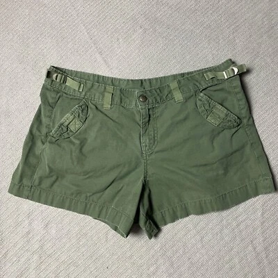 Lucky Brand Shorts Woman 8 Green Mini Short Military Army outdoor Camp Hiking - Image 1 of 4