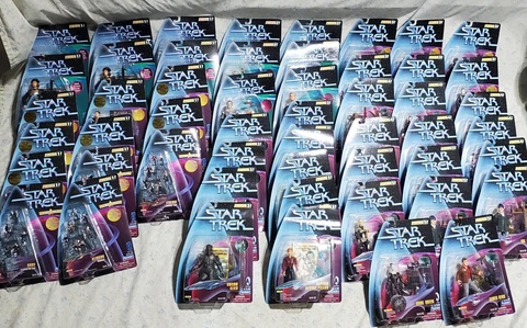 Lot 53 Star Trek Warp Factor Series Action Figures Playmates new Sealed *READ* Cover