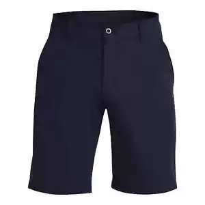 New Under Armour Small 10 in Midnight Navy Golf Moisture Wicking Shorts 1362489 - Picture 1 of 5