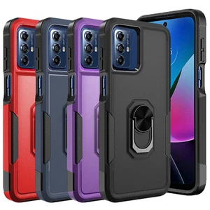 Funda de anillo resistente con soporte híbrido a prueba de golpes para Motorola Moto G 5G (2023) - Imagen 1 de 53