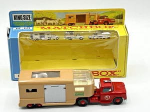 Matchbox Kingsize K 18 DODGE ARTICULATED HORSEBOX VAN ASCOT STABLES 1966-1970 - Picture 1 of 24