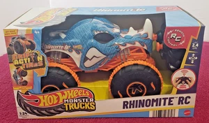 Hot Wheels Monster Trucks RHINOMITE RC 1:24 Full-Function Remote-Control Toy New - Picture 1 of 8