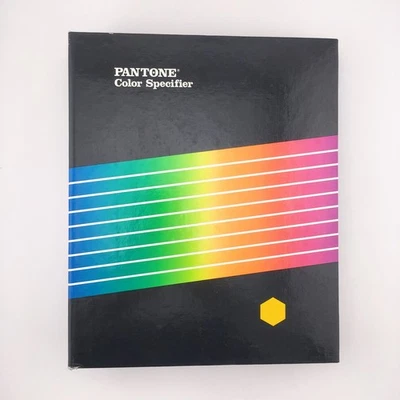 Vintage Pantone Color Specifier 4th Edition Coated & Uncoated Chip Binder 1985 - Image 1 of 4