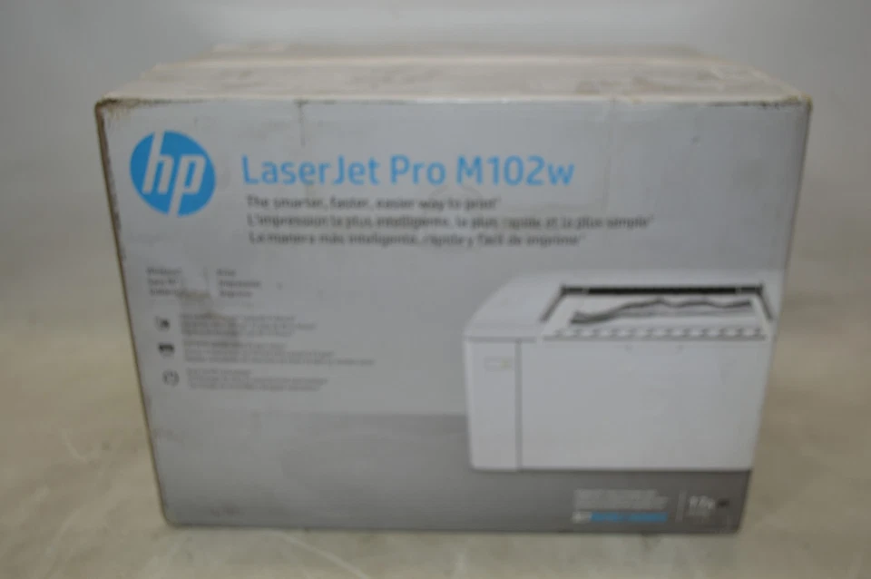 HP LaserJet Pro M102w Wireless Printer - Image 1 of 4