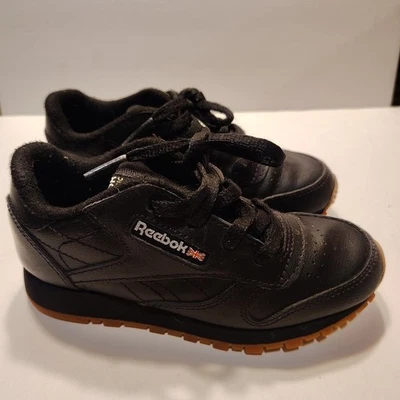 Reebok Classic Leather Boys Sneakers Size 10 - Image 1 of 4