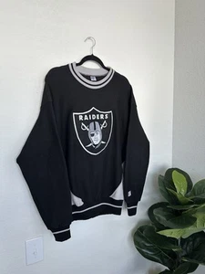 RARE Vintage 90s The Game LA Raiders Big Logo Crewneck Sweatshirt Seen on Eazy-E - Picture 1 of 9