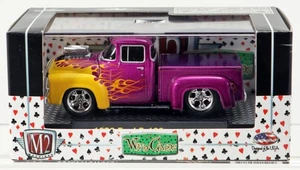 M2 Machines 1956 Ford F-100 Wild Cards - 82161 WC-01 NRFB 2012 Purple 1:64 - Bild 1 von 6