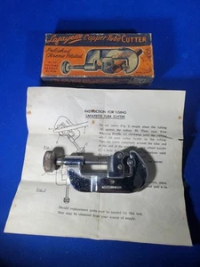 VINTAGE LAFAYETTE Copper PIPE TUBING CUTTER No.B-8405 - Picture 1 of 12