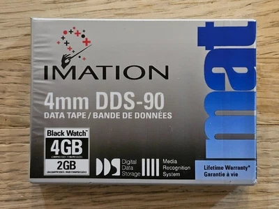 Imation Black Watch 4mm DDS-90 DDS / DAT Tape Cartridge NEW SEALED