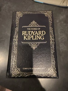The Works of Rudyard Kipling livre complet non abrégé HC cuir 1984 - Photo 1/5
