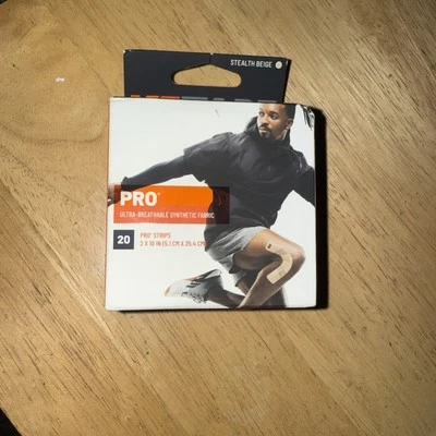 KT TAPE PRO Kinesiology Tape For Pain Relief & Support 20 Strips STEALTH BEIGE ✅ - Image 1 of 2