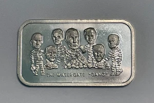 1 oz .999 Fine Silver Bar, The Watergate "Gang", Colonial Mint - Bild 1 von 6