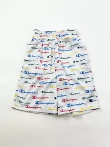 Champion Shorts Youth Boys Large White Basketball Mesh All Over Print - Picture 1 of 7