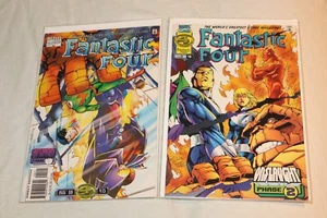 Lot of 2 1996 Marvel Comics Fantastic Four Onslaught Impact #415 #416 - Picture 1 of 13