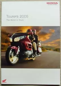 HONDA TOURER MOTORCYCLES Sales Brochure Jan 2005 GOLD WING CBR1100XX NT650V - Picture 1 of 4