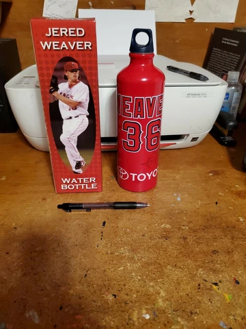 Los Angeles Angels of Anaheim Jered Weaver Aluminum Water Bottle N.I.B. 2012 SGA Cover