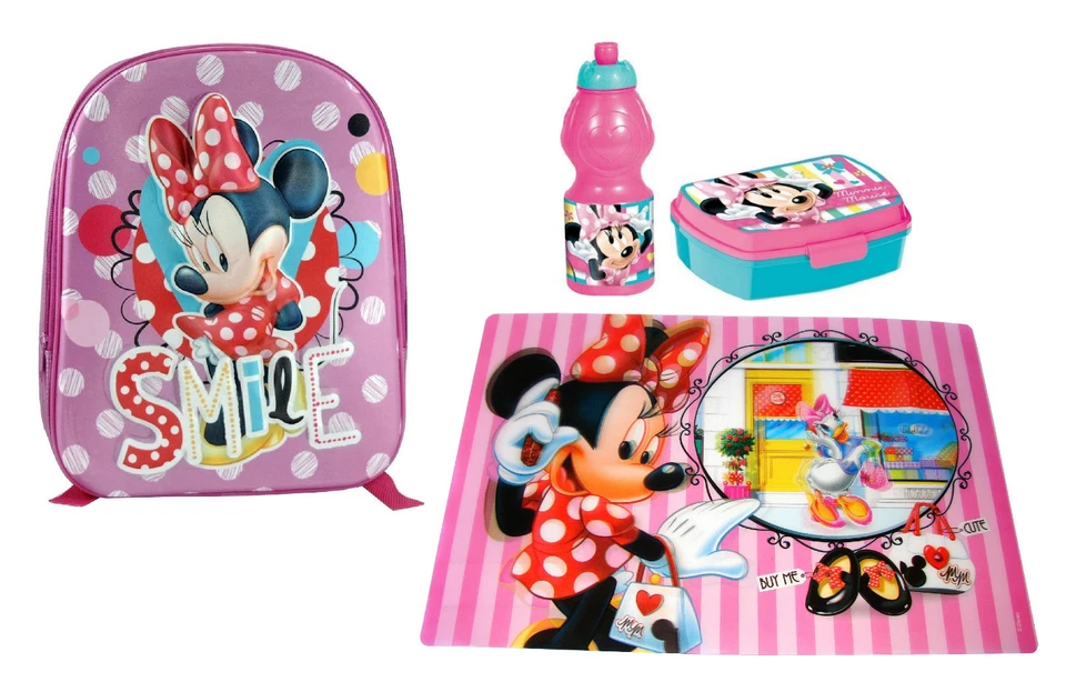 Minnie Mouse Topolina zaino zainetto 3D,asilo,scuola,set merenda 31/7 - Immagine 1 di 1