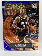 2022-23 Donruss Optic Express Lane Chris Paul Purple Insert Card Grizzlies