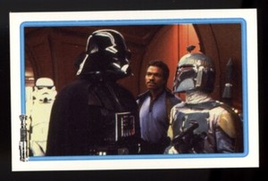 DARTH VADER BOBA FETT Star Wars 1996 Skybox Panini Stickers #52