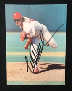 MITCH WILD THING WILLIAMS AUTOGRAPHED SIGNED AUTO BASEBALL PHOTO 4X6 - Picture 1 of 1