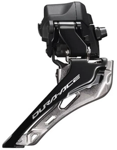 Shimano Dura-Ace 2x12-speed Di2 Front Derailleur - Black/Silver - Picture 1 of 3