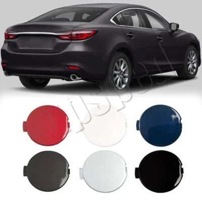 Tapa de cubierta de ojo de gancho de remolque para parachoques trasero para Mazda 6 Atenza Sedán 2019-2021 nueva Foto 1 de 4