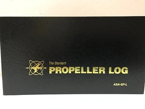 PROPELLER LOGBOOK, BLACK SOFTCOVER p/n ASA-SP-L - Bild 1 von 3