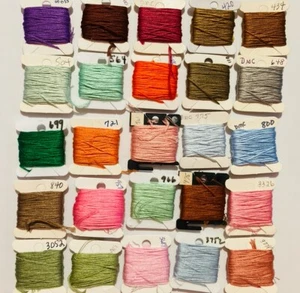 DMC Embroidery Floss Lot of 25 Carded Assortment #26 - Picture 1 of 5