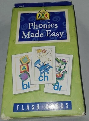 Полный комплект карт School Zone Phonics Made Easy Flash Play/Picture - Изображение 1 из 4