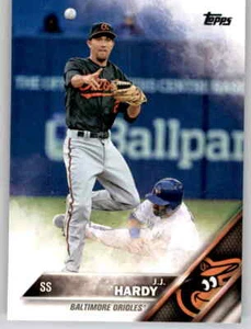 2016 Topps Series 1 JJ Hardy Base Card MLB PWE Set Break Orioles #233 - Picture 1 of 2