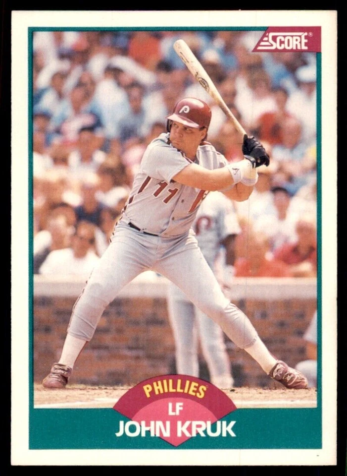 1989 Score Traded John Kruk Baseball Cards #70T - Image 1 of 2