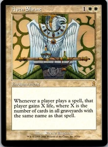 Aven Shrine [Odyssey] Magic The Gathering Raro Nunca Jugado NP 2001 - Imagen 1 de 6
