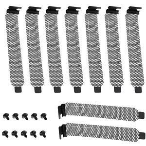 10 Stück PCI Slot Abdeckung, PCI Steckplatzabdeckung, Perforiert Hartstahl Staub - Bild 1 von 7