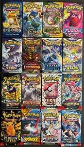Pokémon TCG Sealed lose Booster Packs! Wählen Sie Ihr Set! XY-SV Ära! - Bild 1 von 24