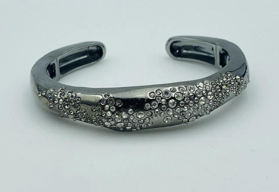 Alexis Bittar Black Rhodium Plated Rhinestone Bracelet - Image 1 of 4