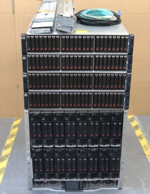 HP MSA 2040 10Gbit 67TB SSD/SAS SAN C7000 G3 16x BL460c Gen8 V2 320Core 2TB RAM - Image 1 of 2