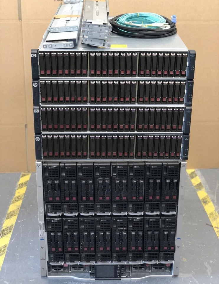 HP MSA 2040 10Gbit 67TB SSD/SAS SAN C7000 G3 16x BL460c Gen8 V2 320Core 2TB RAM - Image 1 of 2
