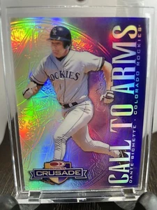 Dante Bichette Colorado Rockies 1997-98 Donruss Crusade CTA Purple /100 #68 - Picture 1 of 2
