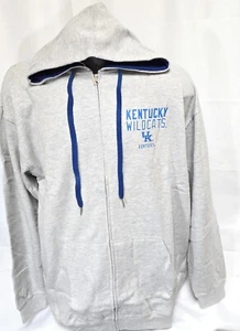 Mens Profile Varsity Univ Kentucky Wildcats NCAA Grey B&T Full Zip Jacket - Picture 1 of 4