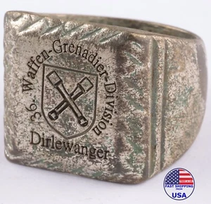 WW2 German WWII Ring Sturmbrigade 36th Division 36. Waffen-Grenadier-Division - Bild 1 von 13
