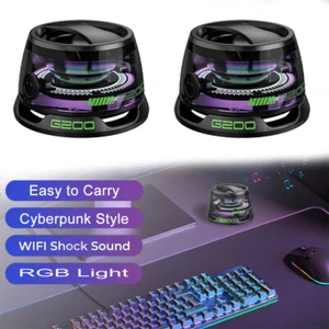 1-2Magnetic Bluetooth5.3 Portable Bluetooth Speaker G200 Mini Sound Phone Holder - Picture 1 of 22