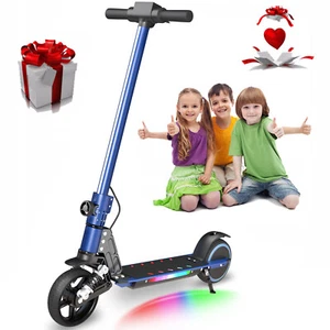 Elektroroller Kinder Blau E Scooter Für kinder Ab 8 LCD Klappbar Kinderroller-DE - Bild 1 von 11