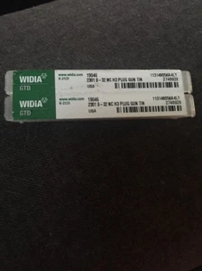 2 New WIDIA 8-32 NC H3 Plug Gun Tin 19046 GTD K-2131 Free Shipping - Picture 1 of 2