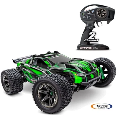 TRAXXAS TRX67097-4GRN Rustler 4x4 Ultimate grün Stadium Truck RTR Brushless - Bild 1 von 4