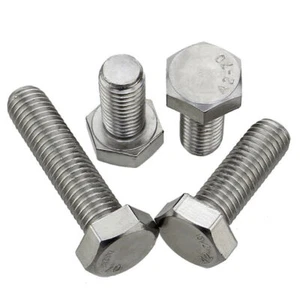 M4-M12 Left Hand Thread Hex Head Screws Bolts A2 304 Stainless Reverse Thread - Picture 1 of 7