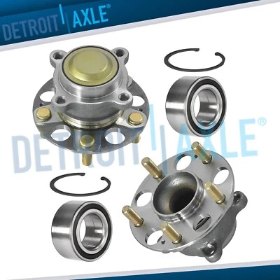 Cojinete y bujes de rueda trasera 4 piezas + cojinetes de rueda delantera para Acura TLX Honda Accord Foto 1 de 4