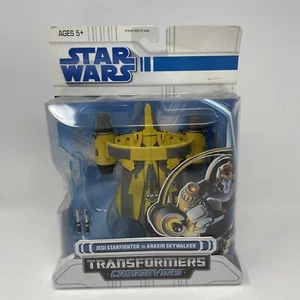 Star Wars Transformers Crossovers Jedi Starfighter to Anakin Skywalker Hasbro - Picture 1 of 10