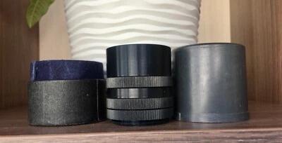 Anéis de extensão. MACRO ANÉIS de alumínio para câmeras com montagem. Feito na URSS - Imagem 1 de 4